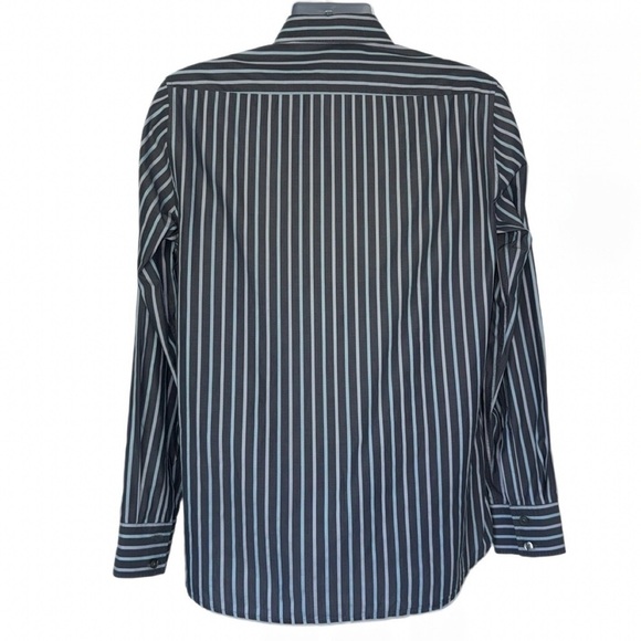 Hugo Boss Men’s Casual Button-Up Shirt – Size Medium – Striped Long Sleeve - Picture 2 of 13